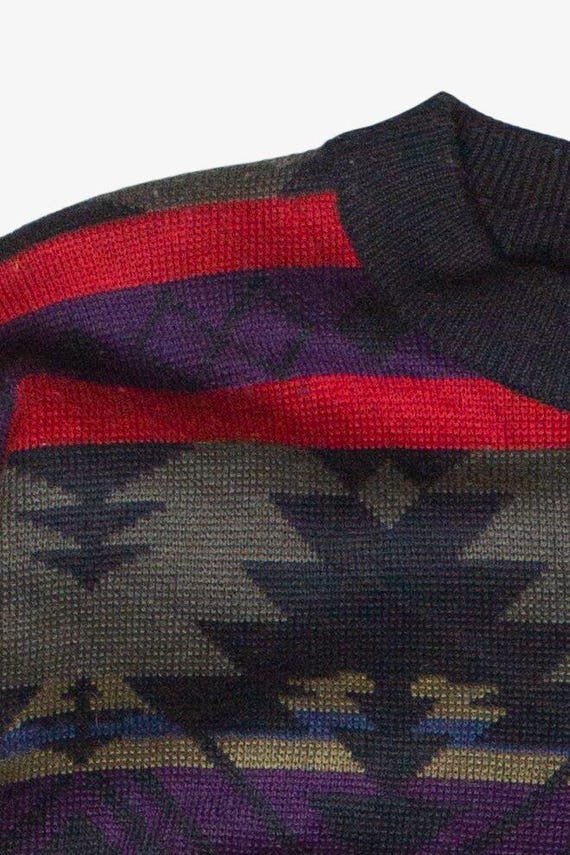 Vintage Geometric Striped Patterned Obermeyer 80s… - image 2