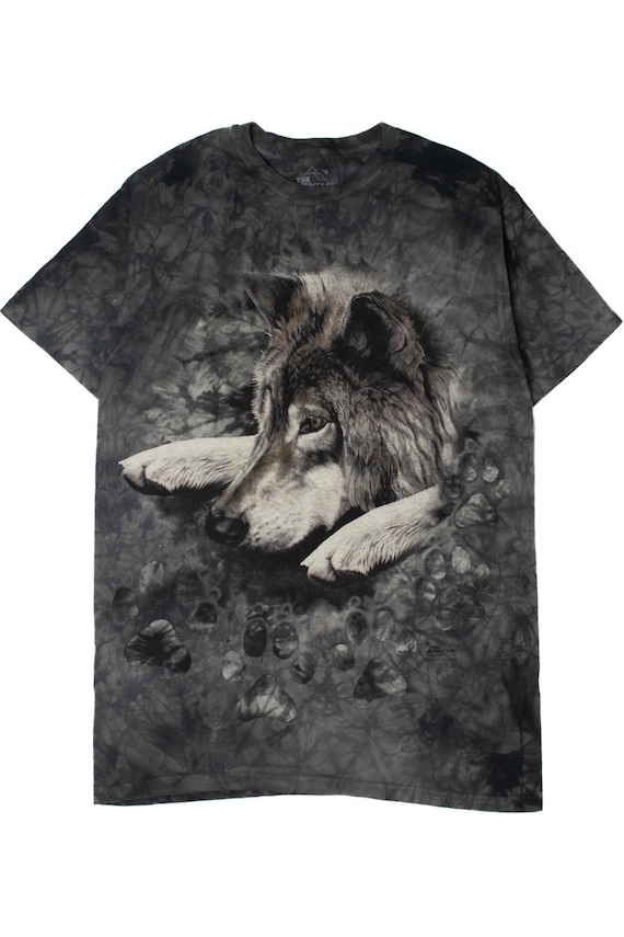 Vintage 2002 The Mountain Wolf Tie Dye T-Shirt