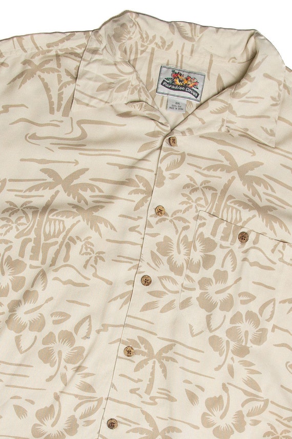 Vintage Paradise Coves Silk Hawaiian Shirt - image 2