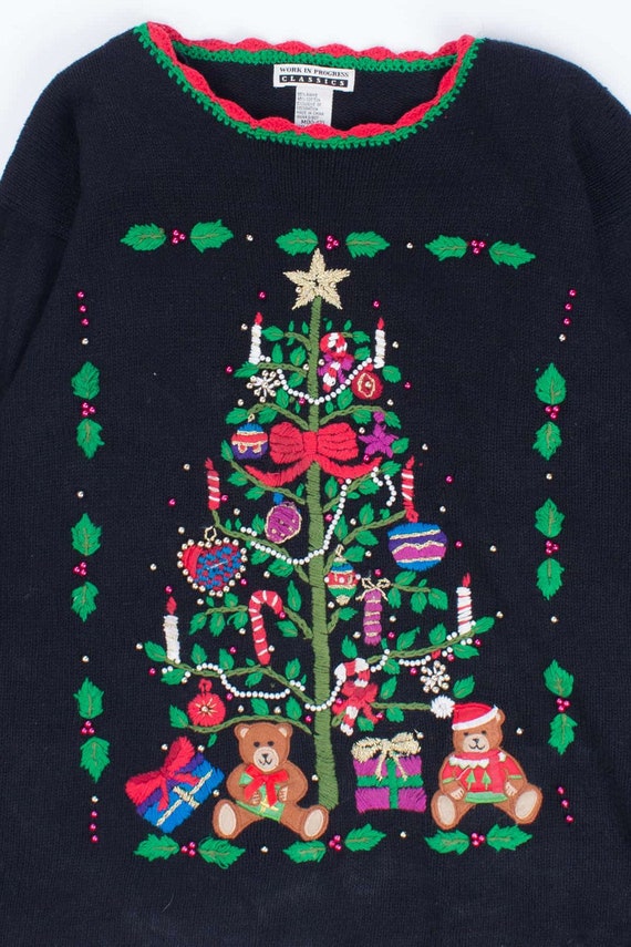 Black Ugly Christmas Pullover 54429