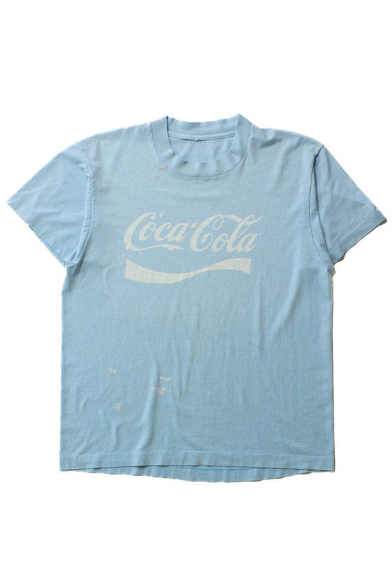 Vintage Blue Coca-Cola T-Shirt (1980s)