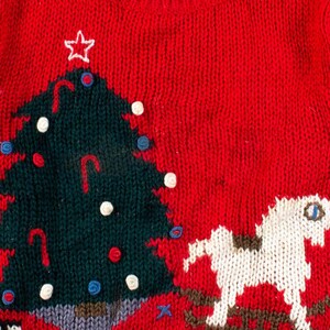 Red Ugly Christmas Pullover 53410