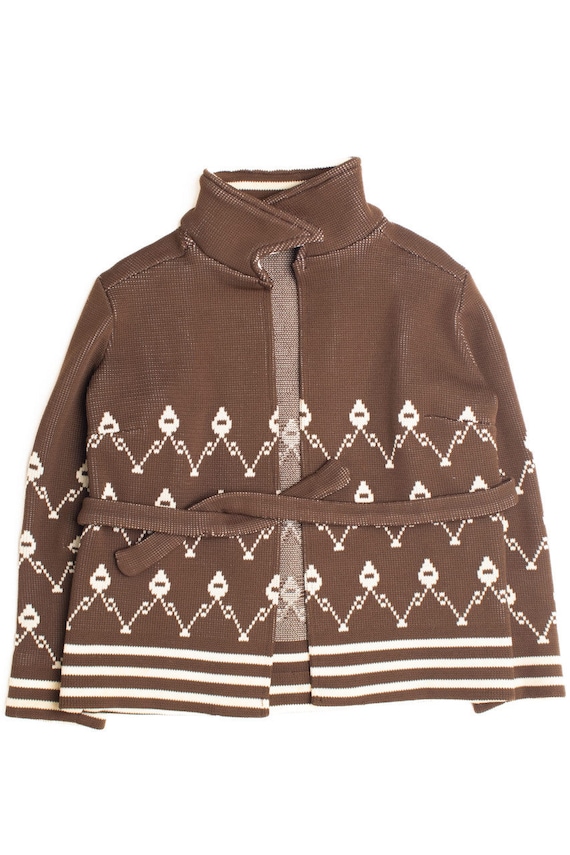 トップス vintage brown faded cardigan BODE Double-Breasted Cardigan - Brown (S/M) | Used