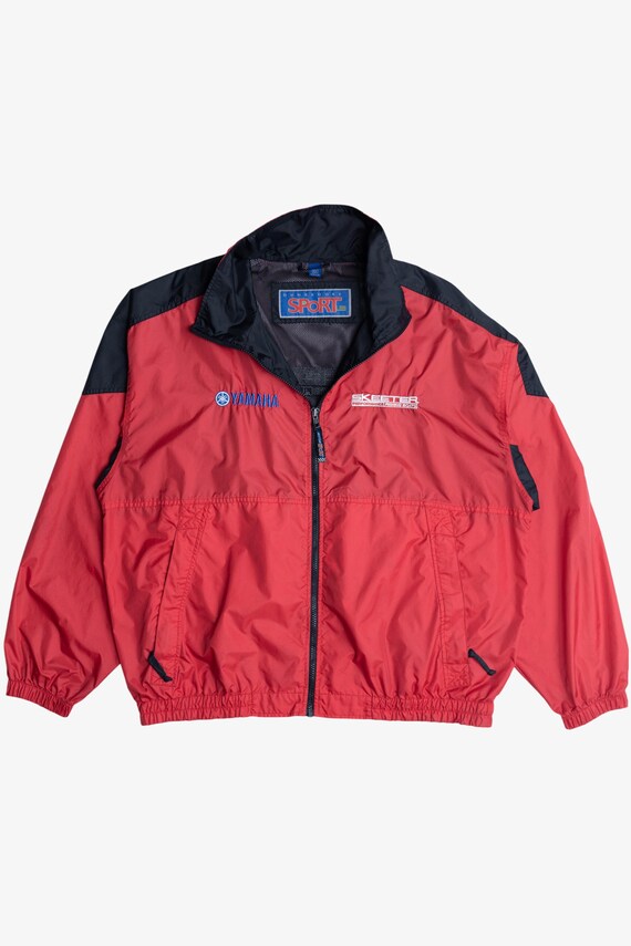 Vintage Yamaha Skeeter Fishing Boats Embroidered Patch Lightweight Jacket (1990s)