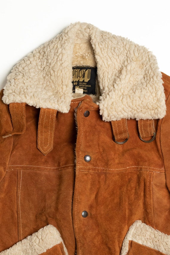 Vintage Hillard Sportswear Winter Leather Coat