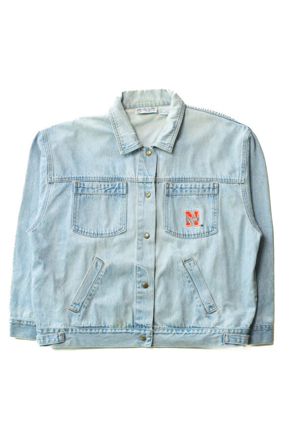 Vintage Nebraska Huskers Denim Jacket (1990s)