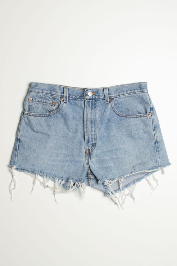 Vintage Levi's Denim Cutoff Jean Shorts - image 3