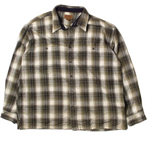 Green St. John&#39;s Bay Flannel Shirt