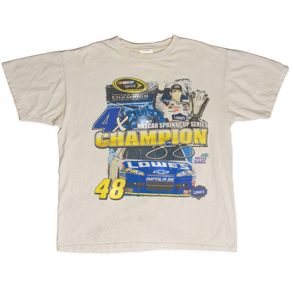 Jimmie Johnson 4 Time Champion Nascar T-Shirt