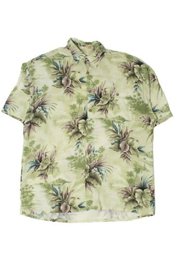 Green Island Floral Hawaiian Shirt