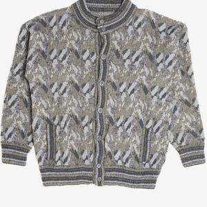 Vintage Button Up Cardigan 80s Sweater (1980s)