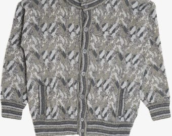 Vintage Button Up Cardigan 80s Sweater (1980s)