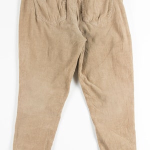 Tan Corduroy Capris