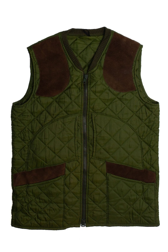Vintage Dark Green Vest (1990s) - image 2