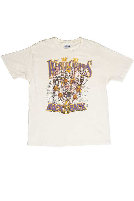 Vintage Los Angeles Lakers Back To Back Champions 