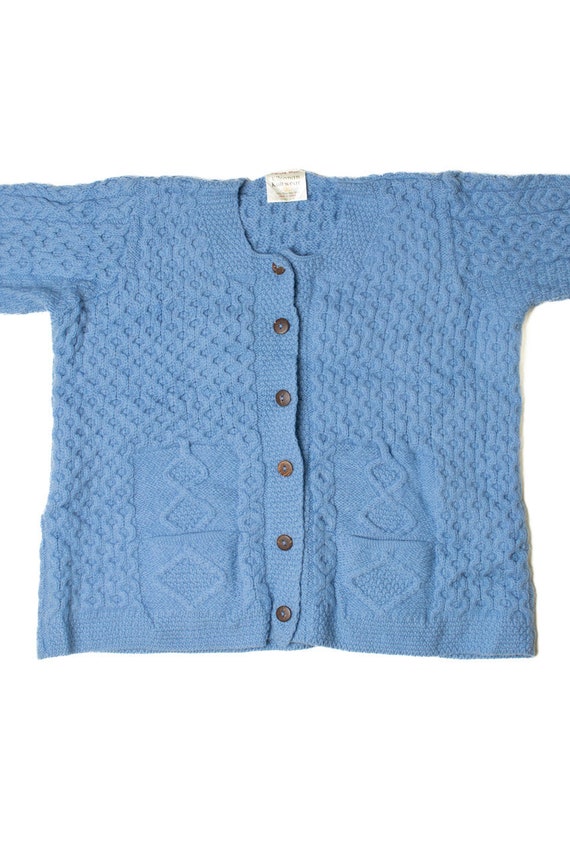 Vintage Kilronan Knitwear Fisherman Cardigan Swea… - image 2