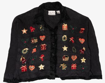 Vintage Croft & Barrow Ugly Christmas Sweater (1990s)
