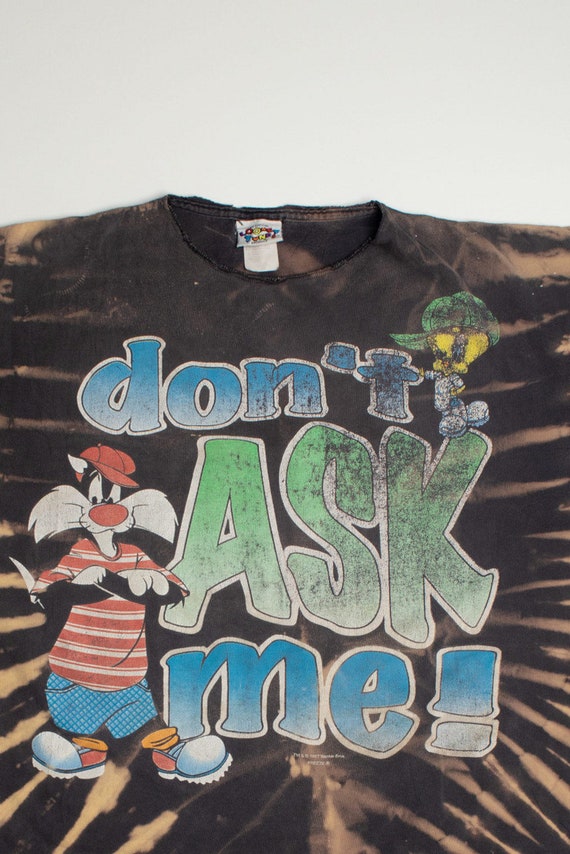Vintage Looney Tunes Tie Dye T-Shirt - image 1