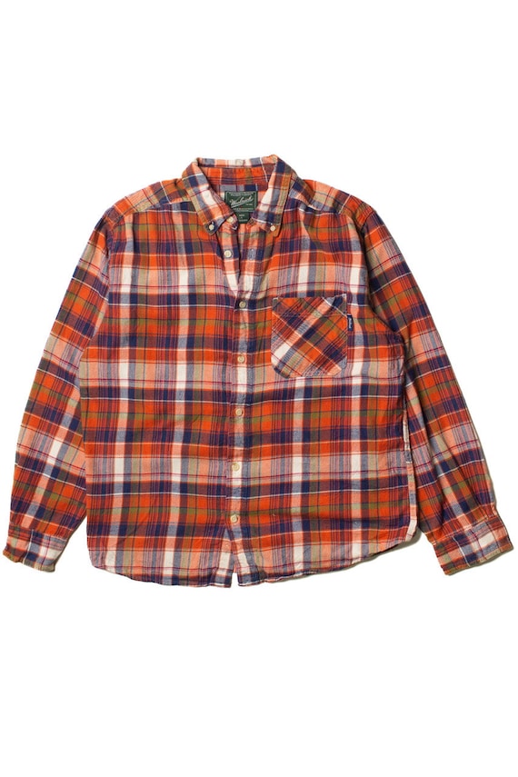 Orange Woolrich Flannel Shirt