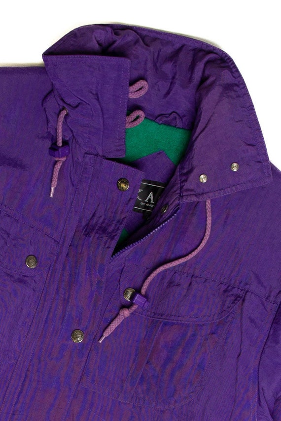 Purple Kaos by Andy Johns Winter Coat