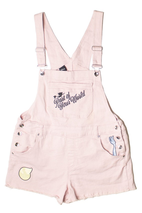 Pastel Pink The Little Mermaid Disney Overall Shor