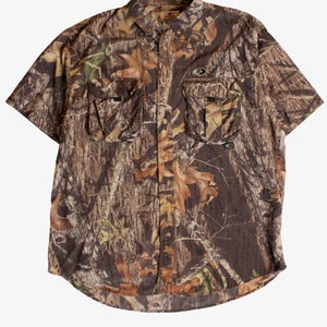 Vintage Mossy Oak Camo Button Up Shirt (2000s)