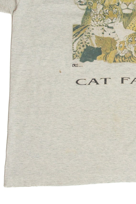 Vintage Cat Family T-Shirt (1992) - image 3