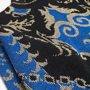 Vintage Metallic 80s Sweater 3675