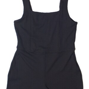 Square Neck Biker Romper
