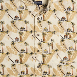 Cropped Crossings Hawaiian Shirt