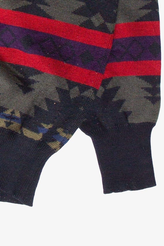 Vintage Geometric Striped Patterned Obermeyer 80s… - image 4