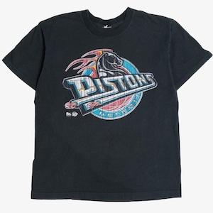 Vintage Detroit Pistons NBA Basketball Single Stitch T-Shirt (1990s)