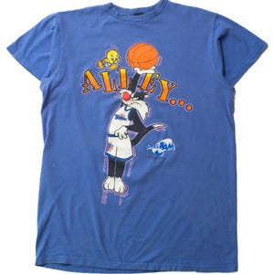 Vintage Space Jam Alley... Ooop! Single Stitch T-Shirt (1996)