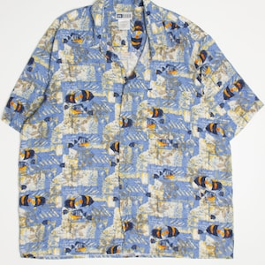 Vintage Tropical Fish Hawaiian Shirt 2081