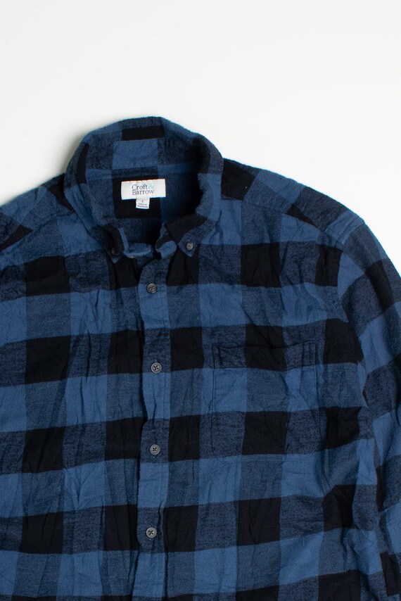 Vintage Blue Croft and Barrow Flannel Shirt