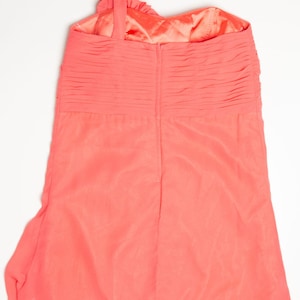 Peach Chiffon Roses Dress