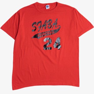 Vintage &quot;SFBA Basketball&quot; 24 Single Stitch Russell Athletic T-Shirt (1990s)