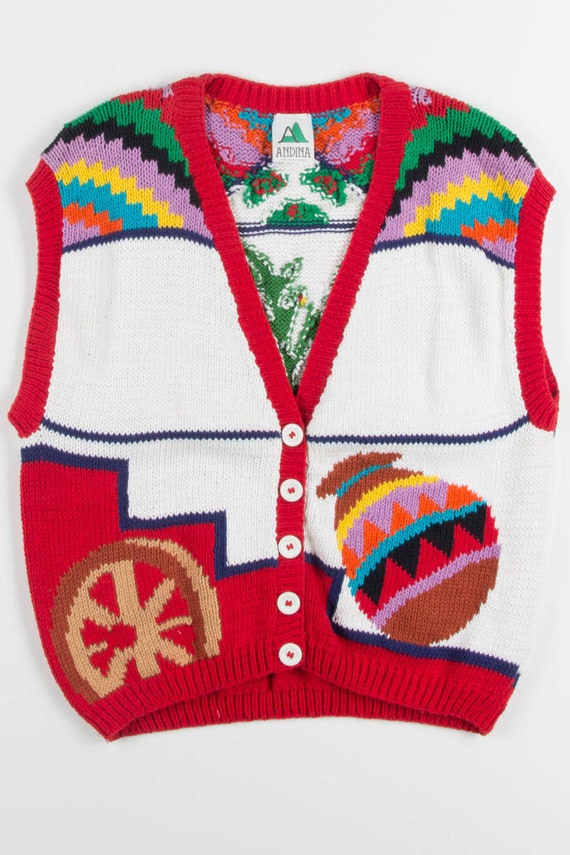 Vintage Southwestern Pots Vest