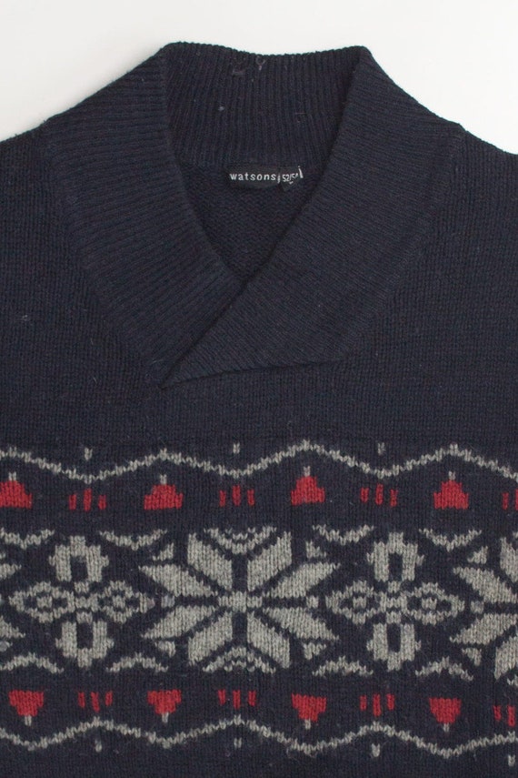 Navy Watsons Fair Isle Sweater