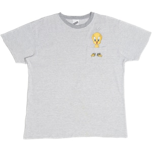 Vintage Tweety Bird Embroidered Pocket Warner Bros. T-Shirt