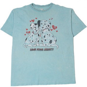 Vintage Thrashed &quot;Love From Arizona&quot; Dalmatian T-Shirt
