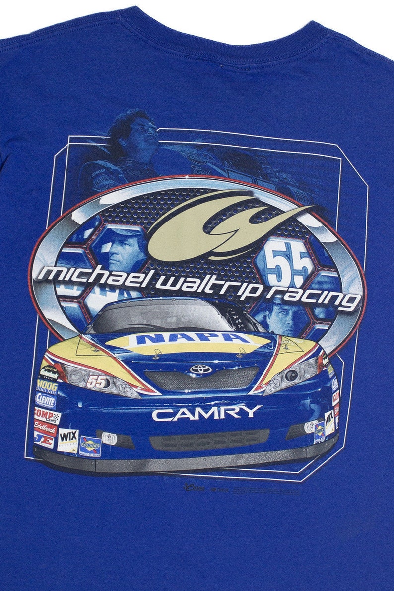 Michael Waltrip #55 NASCAR Racing Front/back Print T-shirt - Etsy