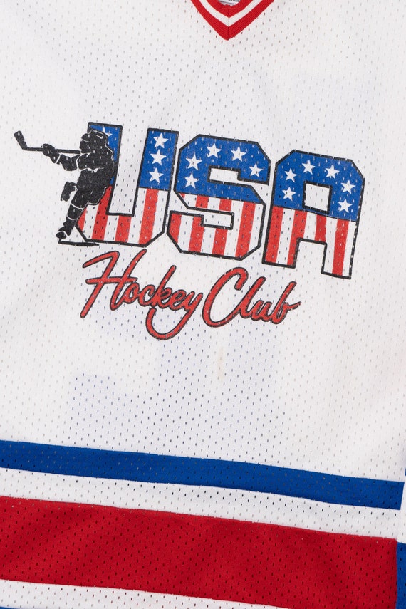 Vintage "USA Hockey Club" "Milberg" #12 Hockey Je… - image 3
