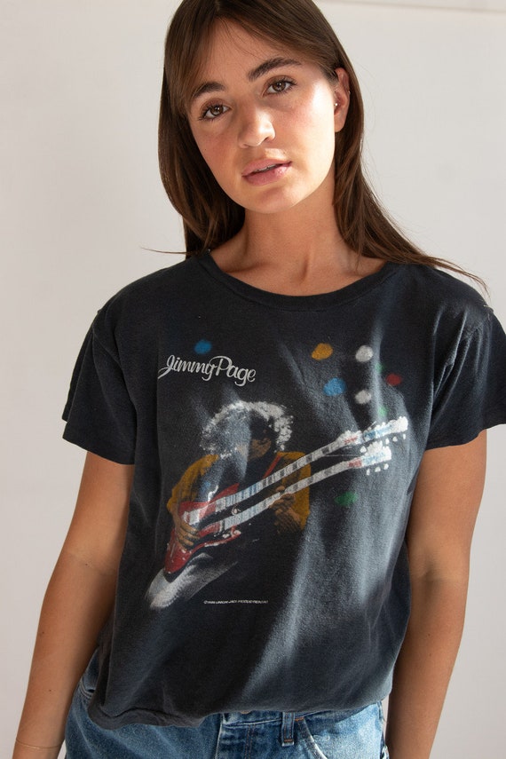 Vintage Jimmy Page The Firm Tour T-Shirt (1985) - image 1