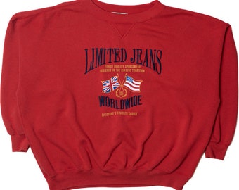 Vintage "Limited Jeans Worldwide" Sweatshirt