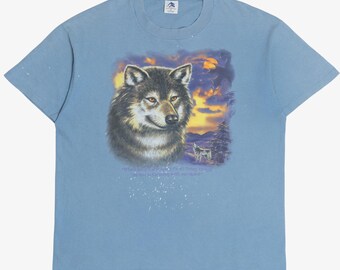 T-shirt Giant Panda Galt Sand Taille M - Tissus Distressed, Bleu, Occasion