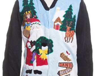 Blue Ugly Christmas Pullover 44390