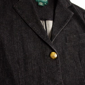 Vintage Denim Polo Blazer (1990s)