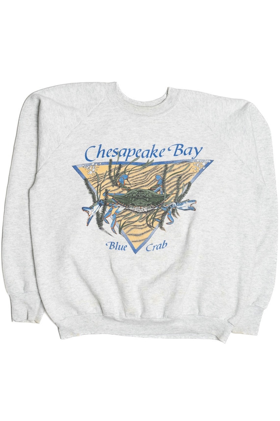 Vintage "Chesapeake Bay" "Blue Crab" Sweatshirt - image 1