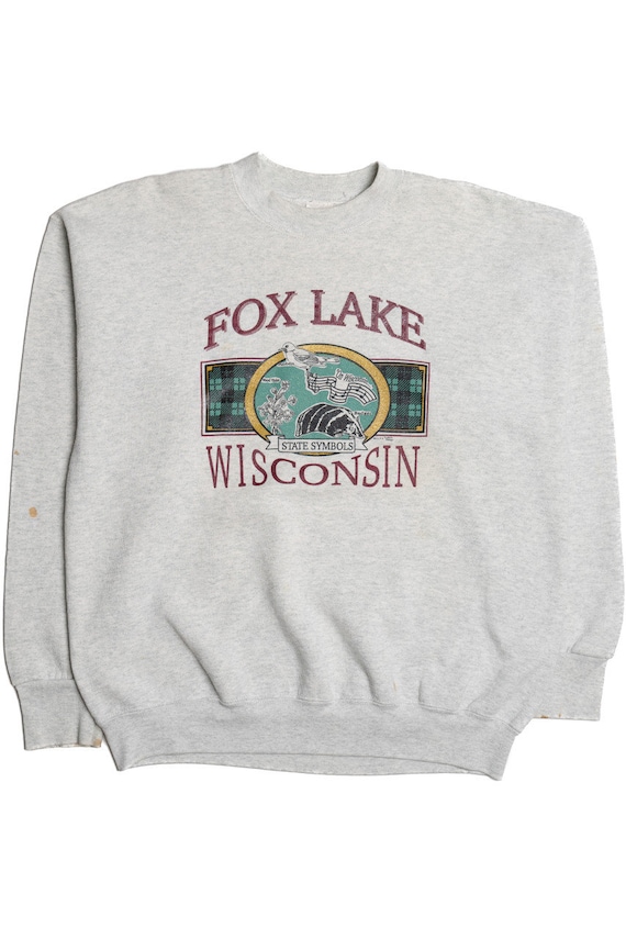 Vintage "Fox Lake Wisconsin" Sweatshirt